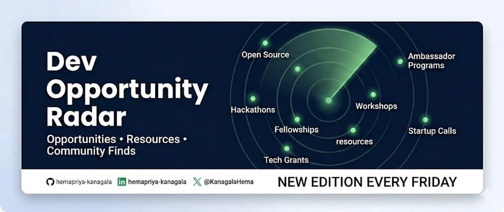 Dev Opportunity Radar #10: OpenAI Student Collective, Develop for Good, MLH Global Hack Week & Learning How to Learn