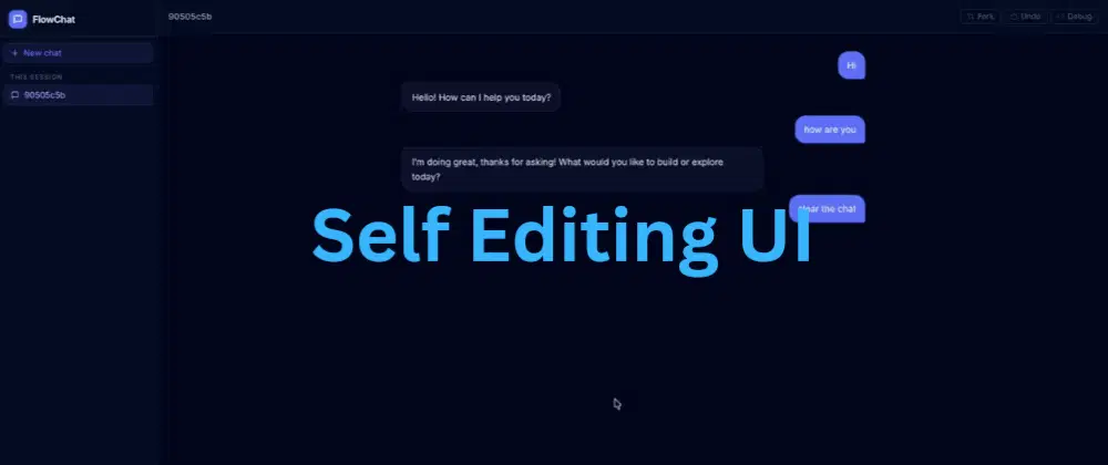 I Built a Chat App That Rewrites Its Own UI in Real Time